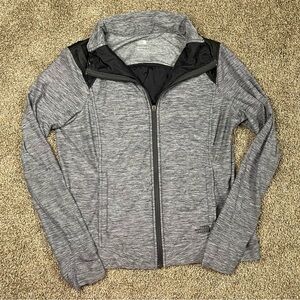 The North Face Women’s Gray Space Dye Full Zip Lightweight Jacket Size Large